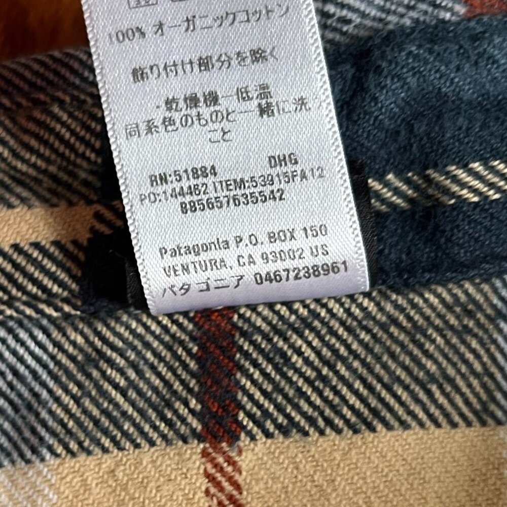 Patagonia organic flannel shirt 0 - Picture 5 of 8
